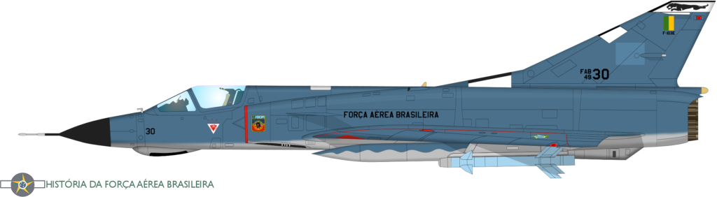 AVIONS MARCEL DASSAULT-BREGUET~MIRAGE III EBR-N°91~FORCA AEREA BRASILEIRA~F.A.B. 